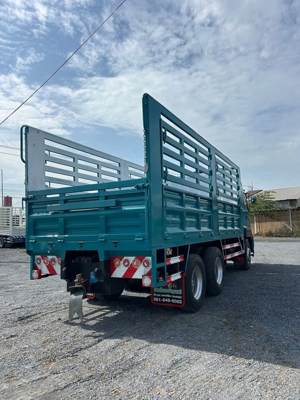 HINO FM 344แรงม้า รถบรรทุก 10ล้อ กระบะคอกสูง ยาว 6.3 เมตร  ปี2016 