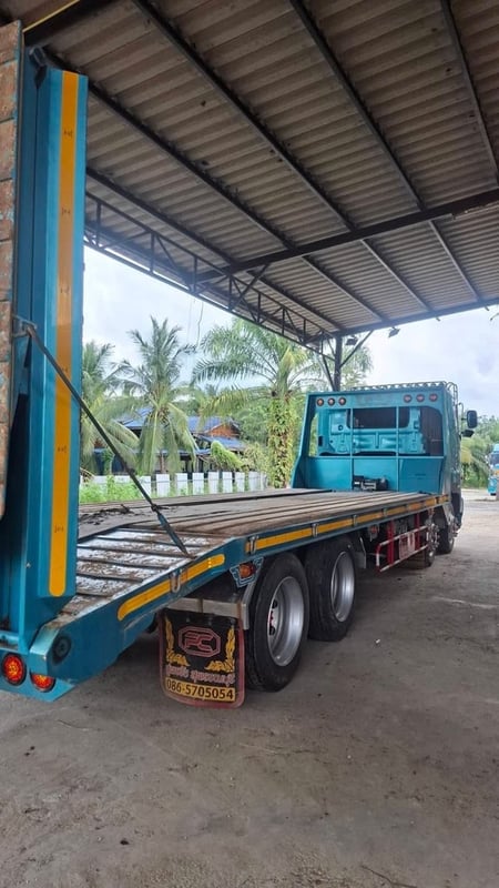 HINO FW 414แรงม้า รถบรรทุก 12ล้อ พื้นเรียบ ปี2023