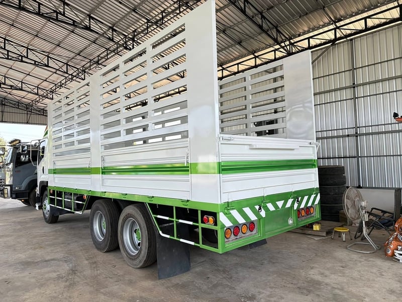 ISUZU FVM  กระบะคอกสูง เพลาเดียว ปี56