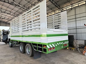ISUZU FVM  กระบะคอกสูง เพลาเดียว ปี56