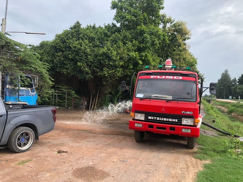 MITSUBISHI FUSO FE 160แรงม้า รถบรรทุก 6ล้อ รถดับเพลิง ปี1997 เลขไมล์น้อยกว่า 10,000 กม.