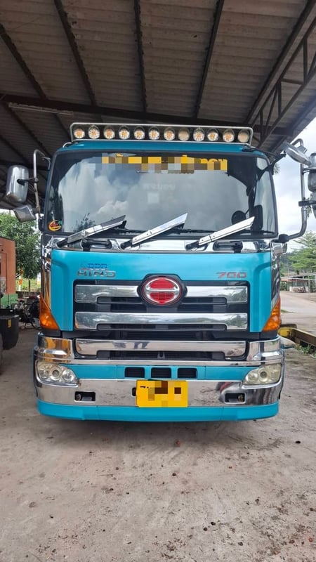 HINO FW 414แรงม้า รถบรรทุก 12ล้อ พื้นเรียบ ปี2023