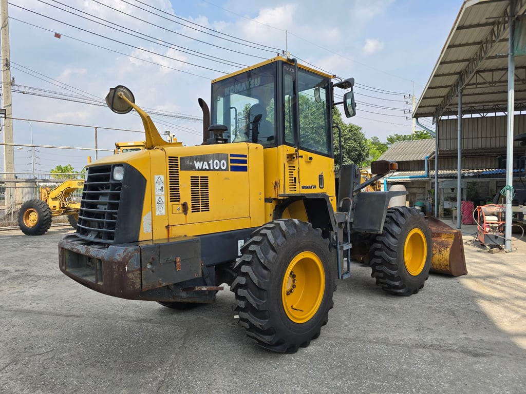 ราคาพิเศษ รถตักล้อยาง ยี่ห้อ KOMATSU WA100-5 ซีเรียลสูง นำเข้าจากญี่ปุ่นแท้ 100เปอร์เซ็นต์ สภาพสวย ไม่เคยใช้งานในไทย ราคาพิเศษ รถตักล้อยาง ยี่ห้อ KOMATSU WA100-5 ซีเรียลสูง นำเข้าจากญี่ปุ่นแท้ 100เปอร์เซ็นต์ สภาพสวย ไม่เคยใช้งานในไทย
