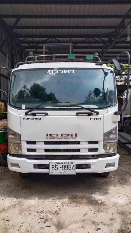 ISUZU FRR 190แรงม้า รถบรรทุก 6ล้อ ดั้มพ์ ปี2015 เลขไมล์ 160,000 กม. รถบ้านปายแดงมือเดียว เจ้าของขายเอง