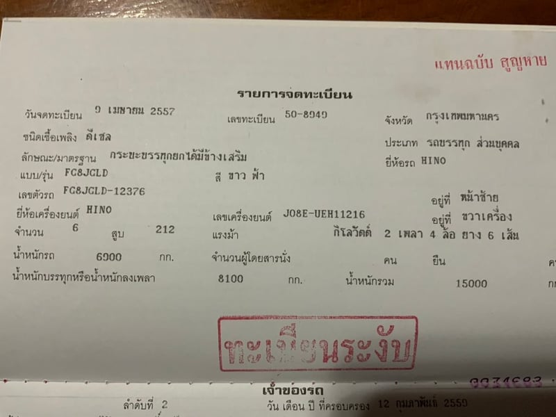 ขาย6ล้อดั้มHINO FG8JGLD212hpปี57พร้อมใช้ราคา740,000฿โทร0867379991อ๊อฟ พิจิตร 