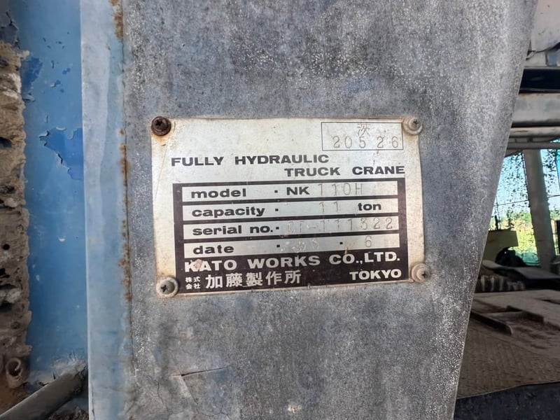 ขายรถเครนKATO NK110Hขนาด11ตัน6ล้อพร้อมใช้ราคา200,000฿โทร0867379991อ๊อฟ พิจิตร 