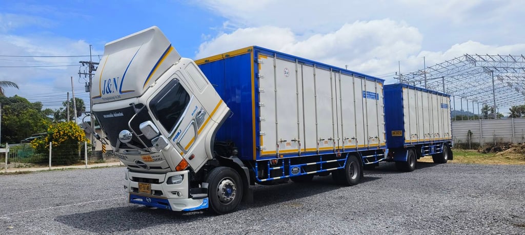 ขายดาวน์ HINO FG รถบรรทุก 6ล้อ พ่วงแม่ลูก ปี2022 เลขไมล์ 242,627 กม.