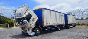 ขายดาวน์ HINO FG รถบรรทุก 6ล้อ พ่วงแม่ลูก ปี2022 เลขไมล์ 242,627 กม.