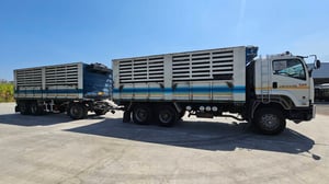 ISUZU FXZ 360แรงม้า รถบรรทุก 10ล้อ กระบะเหล็ก ปี2017