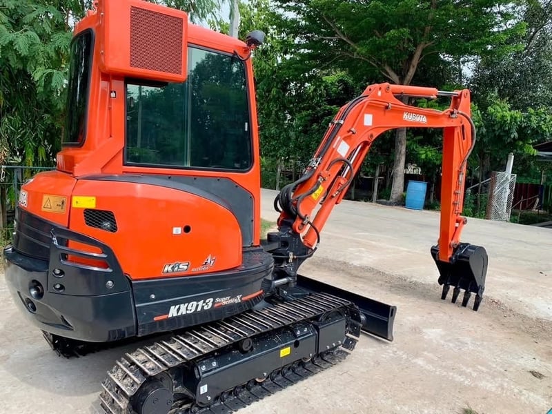 ขายรถ KUBOTA KX91-3SX (AC ตู้แอร์) ติดต่อดูรถ 092 248 7998