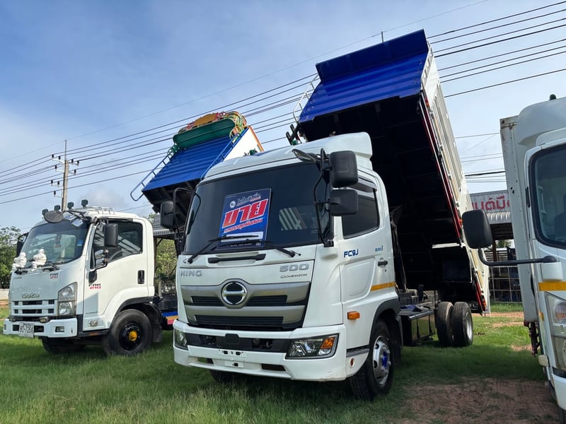 FC9J 210แรง กระบะคอก+ดั้มพ์   ไมล์1หมื่น ชุดแจ้งจำหน่าย ‼️