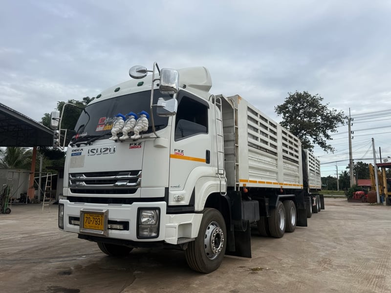 FXZ 360แรง จดปี66 สิบล้อพ่วงดั้มพ์ SKT