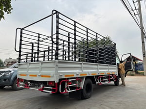 ISUZU NPR 130แรง ปี50 กระบะใหม่ คอกใหม่
