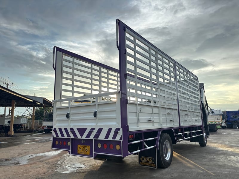 ISUZU FTR 240แรง ปี52 7.30ม. กระบะคอก