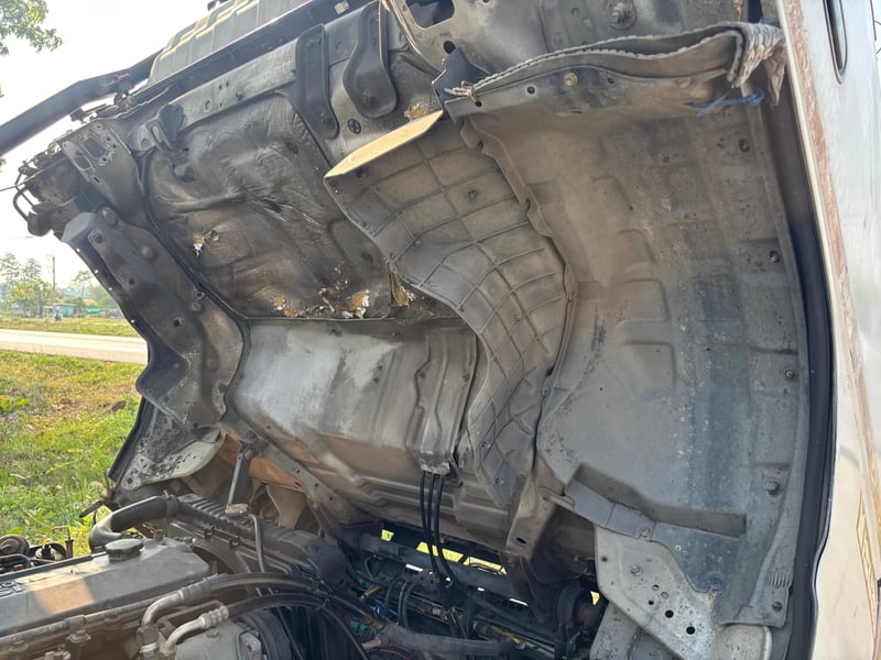 ISUZU NPR 130แรง ปี50 กระบะใหม่ คอกใหม่