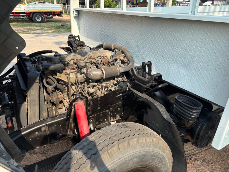 ISUZU NPR 130แรง ปี50 กระบะใหม่ คอกใหม่