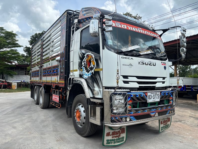 FVM 300แรง ปี61 6.50ม. (เพลาเดียวไม่ดั้ม) ฟรีค่าจัดค่าโอน ‼️