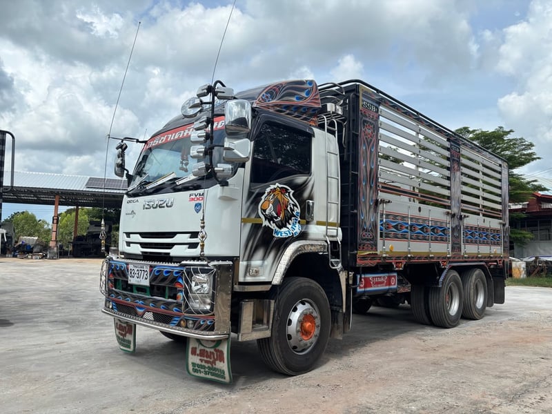 FVM 300แรง ปี61 6.50ม. (เพลาเดียวไม่ดั้ม) ฟรีค่าจัดค่าโอน ‼️