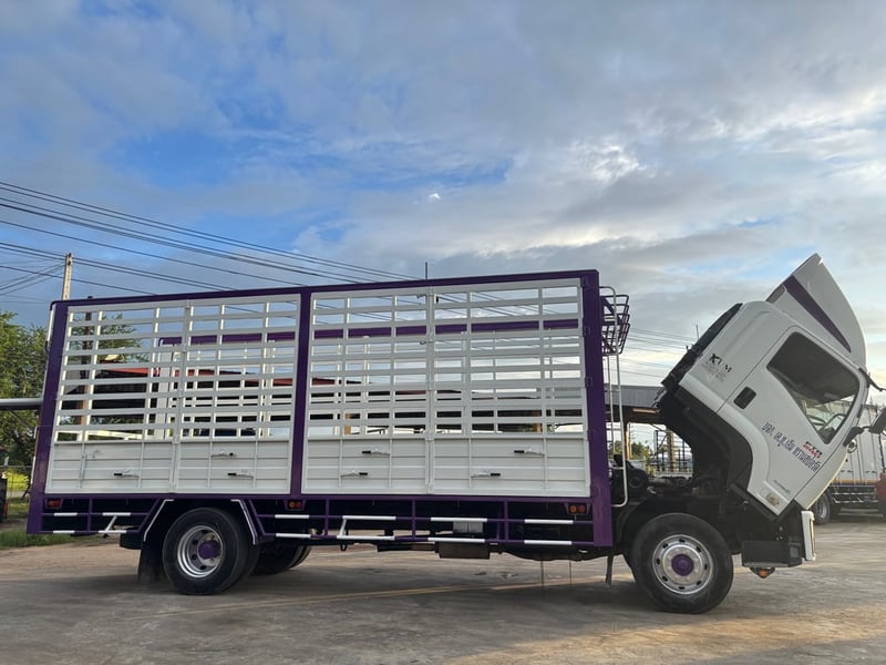 ISUZU FTR 240แรง ปี52 7.30ม. กระบะคอก