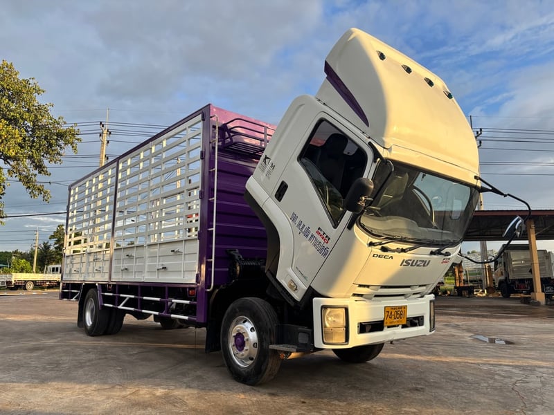 ISUZU FTR 240แรง ปี52 7.30ม. กระบะคอก