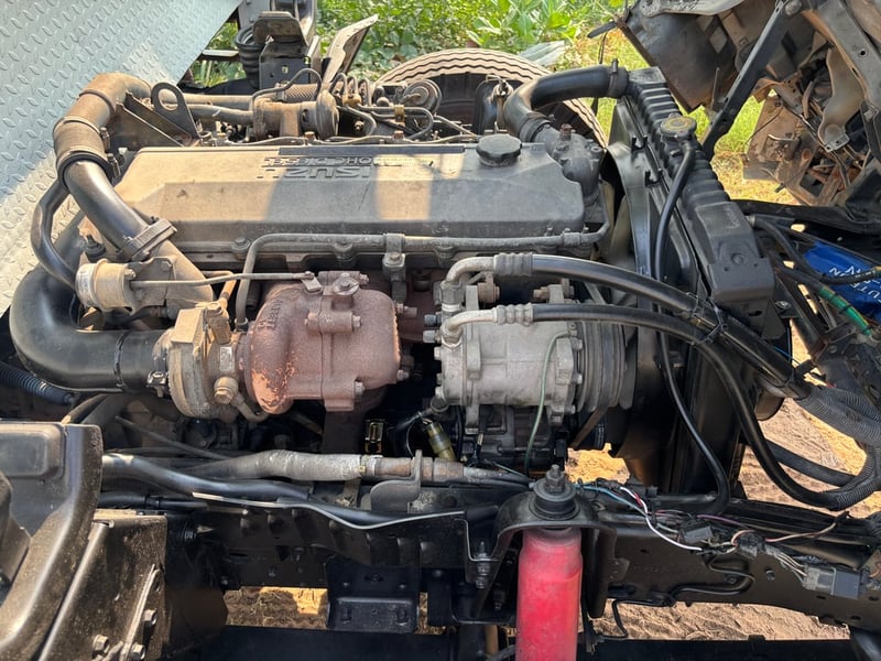 ISUZU NPR 130แรง ปี50 กระบะใหม่ คอกใหม่