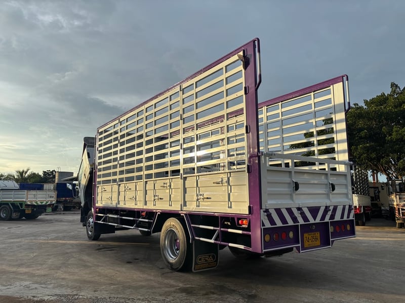 ISUZU FTR 240แรง ปี52 7.30ม. กระบะคอก