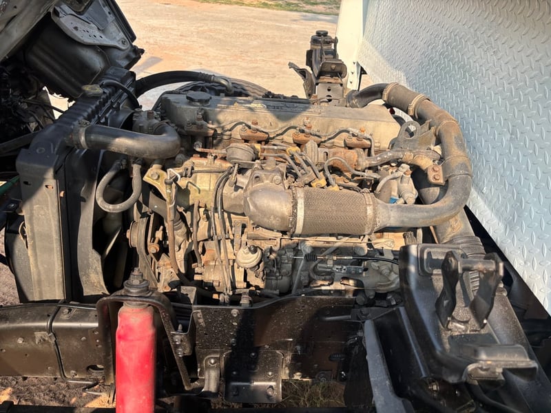 ISUZU NPR 130แรง ปี50 กระบะใหม่ คอกใหม่