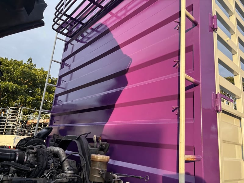 ISUZU FTR 240แรง ปี52 7.30ม. กระบะคอก