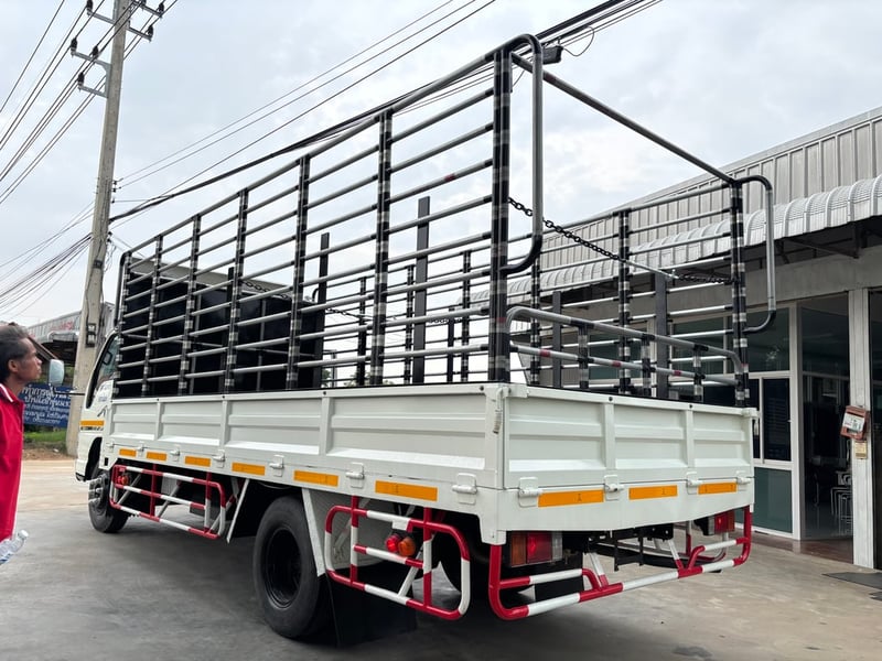 ISUZU NPR 130แรง ปี50 กระบะใหม่ คอกใหม่