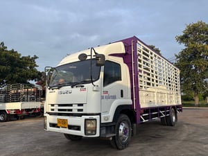 ISUZU FTR 240แรง ปี52 7.30ม. กระบะคอก