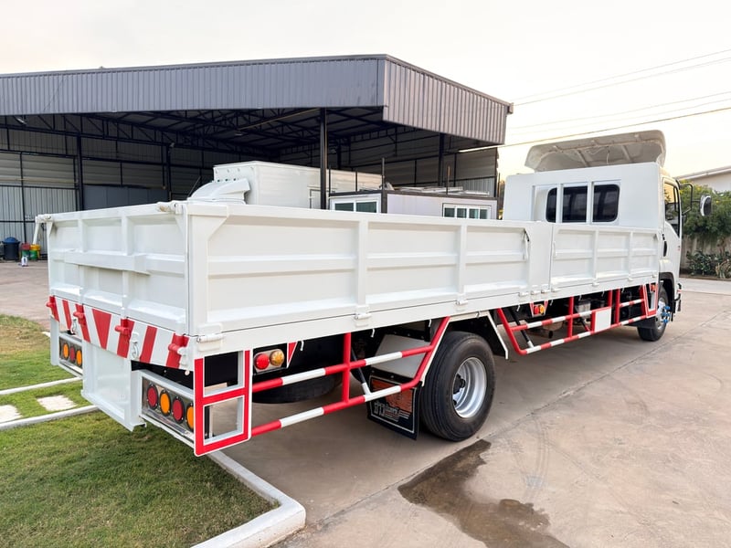 6 ล้อ FRR 210 ปี 58 กระบะเหล็กยาว 6.50 เมตร เปิดได้รอบ รถห้างแต่งโฉมใหม่ ไฟหน้าโปรเจคเตอร์ สภาพสวย ภายในเต็ม เครื่องดี ช่วงล่าง