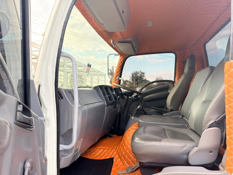 6 ล้อ FRR 210 ปี 58 กระบะเหล็กยาว 6.50 เมตร เปิดได้รอบ รถห้างแต่งโฉมใหม่ ไฟหน้าโปรเจคเตอร์ สภาพสวย ภายในเต็ม เครื่องดี ช่วงล่าง