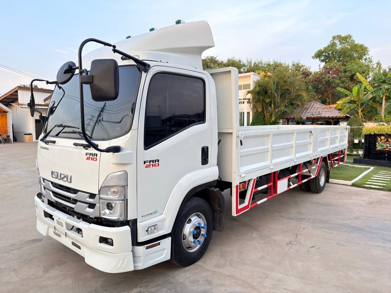 6 ล้อ FRR 210 ปี 58 กระบะเหล็กยาว 6.50 เมตร เปิดได้รอบ รถห้างแต่งโฉมใหม่ ไฟหน้าโปรเจคเตอร์ สภาพสวย ภายในเต็ม เครื่องดี ช่วงล่าง