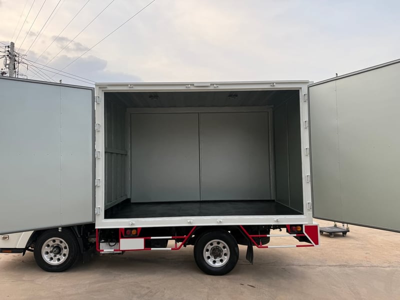 4 ล้อ NLR ปี 65 เครื่อง 130 แรง ป้ายเล็กไม่ติดเวลา ตู้แห้งเปิดรอบคันยาว 3.30 เมตร ภายในเต็ม เครื่องแน่นๆ รถพร้อมใช้