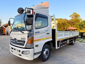 6 ล้อ Hino FC9J Dominator 175 แรง ปี 58 ไมล์น้อย กระบะเหล็กเปิดรอบยาว 6.5 เมตร รถห้าง รถเดิมๆ รถพร้อมใช้งาน 
