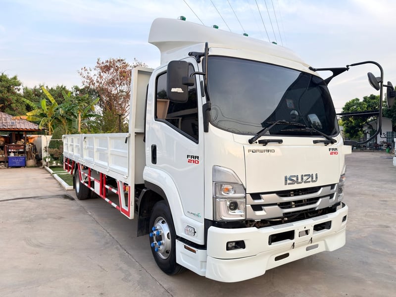 6 ล้อ FRR 210 ปี 58 กระบะเหล็กยาว 6.50 เมตร เปิดได้รอบ รถห้างแต่งโฉมใหม่ ไฟหน้าโปรเจคเตอร์ สภาพสวย ภายในเต็ม เครื่องดี ช่วงล่าง