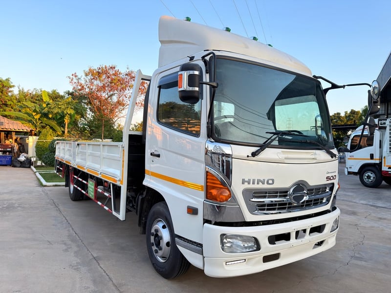 6 ล้อ Hino FC9J Dominator 175 แรง ปี 58 ไมล์น้อย กระบะเหล็กเปิดรอบยาว 6.5 เมตร รถห้าง รถเดิมๆ รถพร้อมใช้งาน 