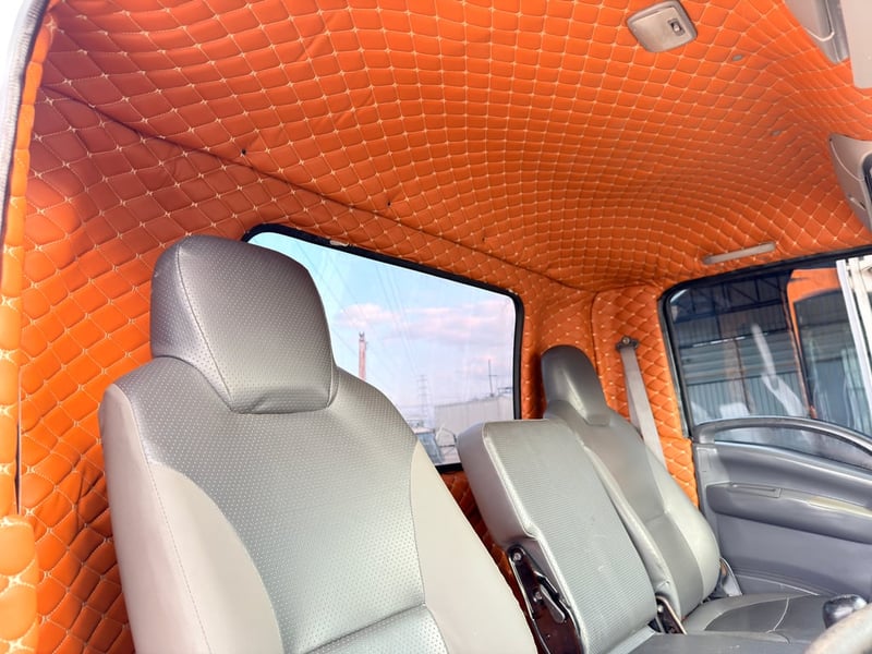 6 ล้อ FRR 210 ปี 58 กระบะเหล็กยาว 6.50 เมตร เปิดได้รอบ รถห้างแต่งโฉมใหม่ ไฟหน้าโปรเจคเตอร์ สภาพสวย ภายในเต็ม เครื่องดี ช่วงล่าง