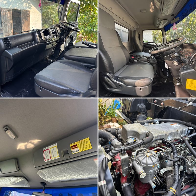 HINO FC 175แรงม้า รถบรรทุก 6ล้อ กระบะเหล็ก ปี2019 เลขไมล์ 63,000 กม.