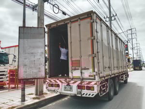 ISUZU FVM 240แรงม้า รถบรรทุก 10ล้อ ตู้แห้ง ปี2011