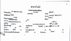 SCANIA P360 360แรงม้า รถบรรทุก หัวลาก 10ล้อ หัวลาก เฉพาะหัว ปี2019 เลขไมล์น้อยกว่า 800,000 กม.