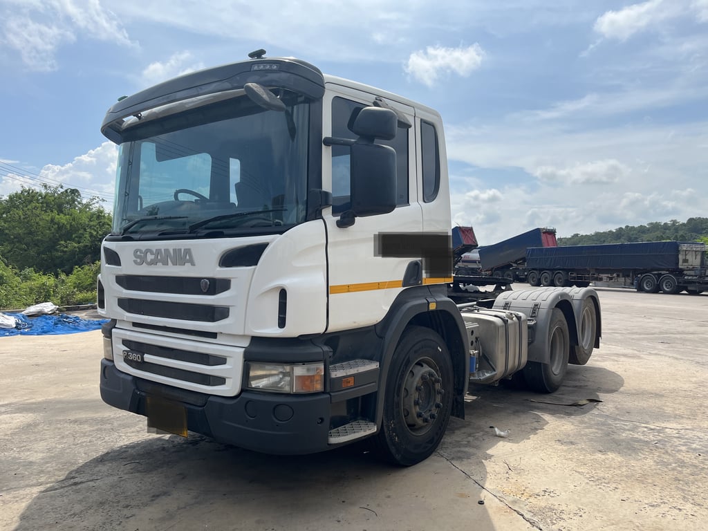 SCANIA P360 360แรงม้า รถบรรทุก หัวลาก 10ล้อ หัวลาก เฉพาะหัว ปี2019 เลขไมล์น้อยกว่า 800,000 กม.