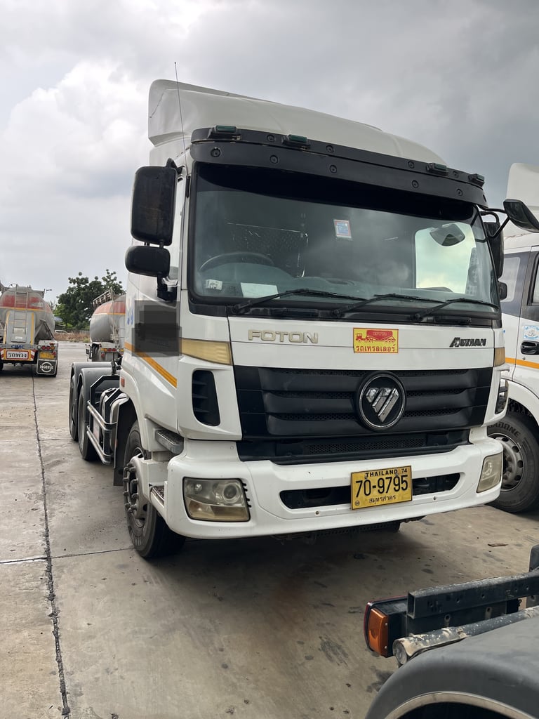 FOTON แรงม้า 375แรงม้า รถบรรทุก หัวลาก 10ล้อ หัวลาก เฉพาะหัว ปี2021 เลขไมล์ 300,000 กม. FOTON แรงม้า 375แรงม้า รถบรรทุก หัวลาก 10ล้อ หัวลาก เฉพาะหัว ปี2021 เลขไมล์ 300,000 กม.