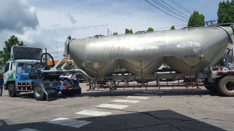 ขายหางแท้งค์อลูมิเนียม  HEIL บรรทุกอาหารสัตว์