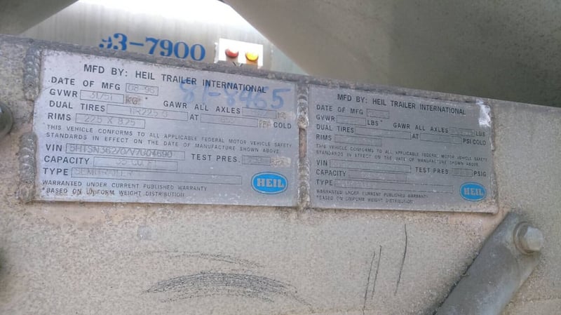 ขายหางแท้งค์อลูมิเนียม  HEIL บรรทุกอาหารสัตว์