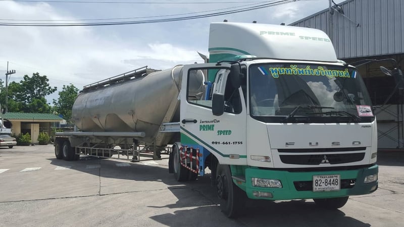 ขายหางแท้งค์อลูมิเนียม  HEIL บรรทุกอาหารสัตว์