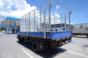 ISUZU NPR 130แรงม้า รถบรรทุก 6ล้อ กระบะคอกสูง ปี2004