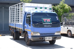 ISUZU NPR 130แรงม้า รถบรรทุก 6ล้อ กระบะคอกสูง ปี2004