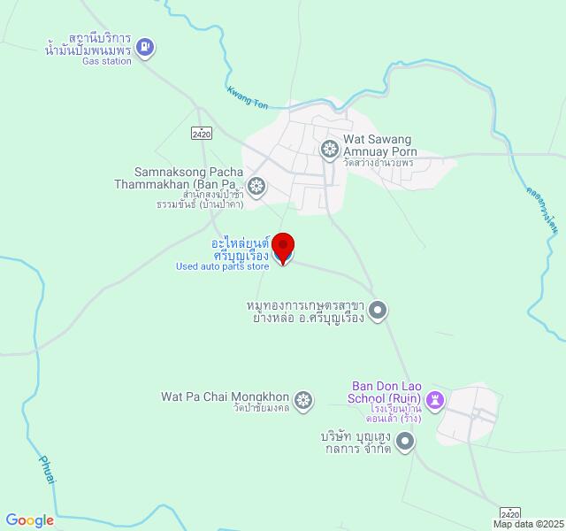 Shop อะไหล่ยนต์ ศรีบุญเรือง location